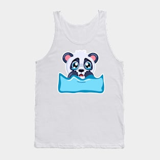 Panda crying Tank Top